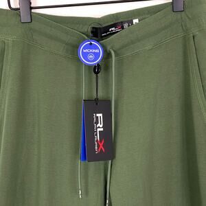 Ralph Lauren RLX Green Jersey Jogger Pants Sz S Performance Golf Knit Sweat Pant